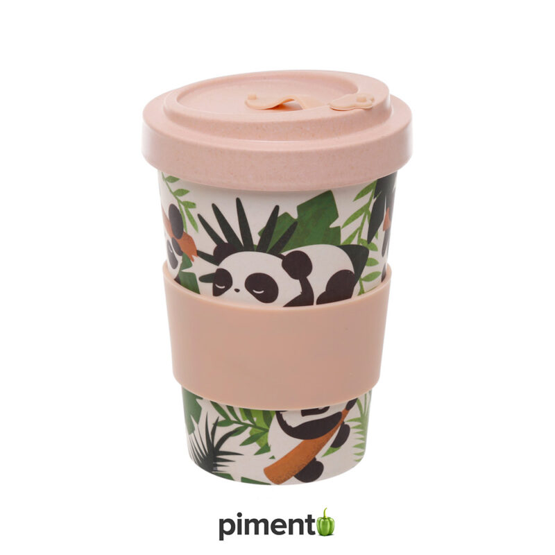 Copo em Bambu Panda - Reutilizável e Ecológico