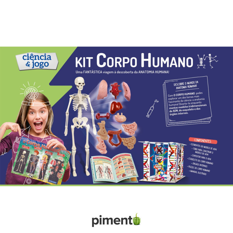 Kit Corpo Humano - Jogo Didático e Educativo