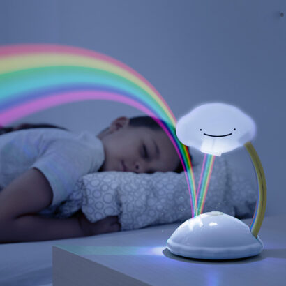 Projetor Criança LED Nuvem Arco-Íris