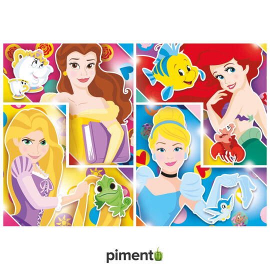 Puzzle Disney Princesas - 104 peças - Clementoni