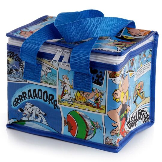 Lancheira Térmica - Banda Desenhada Astérix - Lancheira térmica para praia, trabalho, criança, homem, mulher, piquenique, escola, comida, snacks, fruta, alimentos