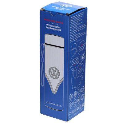Garrafa Térmica Aço Inoxidável c/ termómetro - Azul - VW Pão de Forma