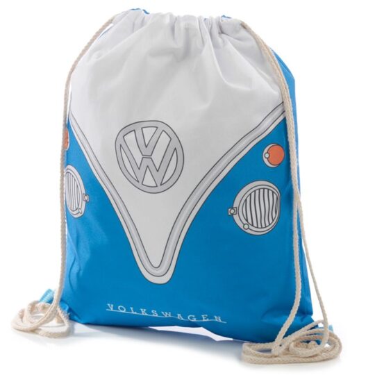 Bolsa com cordão Volkswagen Pão de Forma Azul