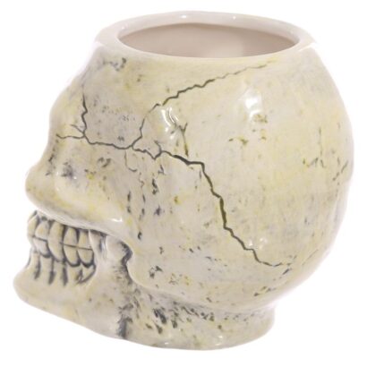 Caneca de cerâmica forma de Caveira Antiga