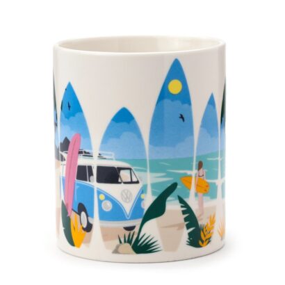 Caneca Volkswagen Camper Bus The Waves are Calling