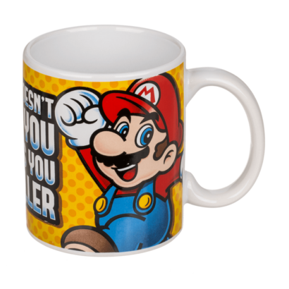 Caneca Super Mario com Frase 