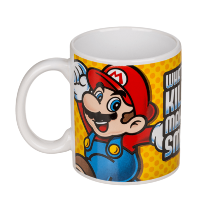 Caneca Super Mario com Frase 