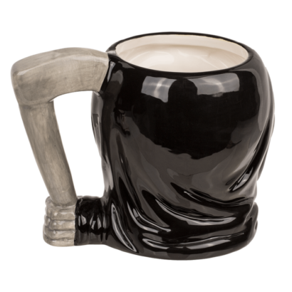 Caneca 3D com Rosto de Ceifeiro, 16,5 x 11 cm – Prenda Macabra e Incrível para Fãs de Horror