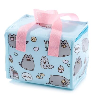 Lancheira Térmica Pusheen Gato - Lancheira térmica para praia, trabalho, criança, homem, mulher, piquenique, escola, comida, snacks, fruta, alimentos