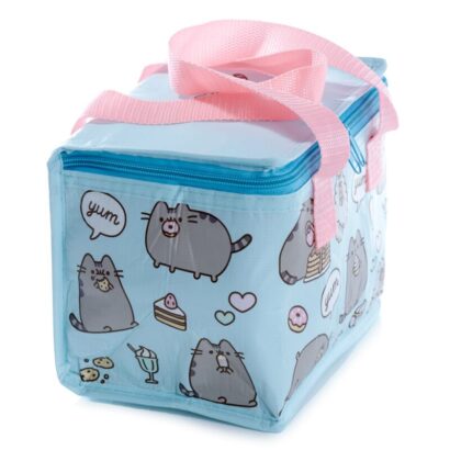 Lancheira Térmica Pusheen Gato - Lancheira térmica para praia, trabalho, criança, homem, mulher, piquenique, escola, comida, snacks, fruta, alimentos