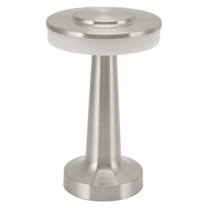 Candeeiro LED de Mesa Recarregável USB – Lâmpada Touch com 3 Intensidades de Luz, Mudança de Cor, Autonomia até 5h, Base Antiderrapante e Design Moderno