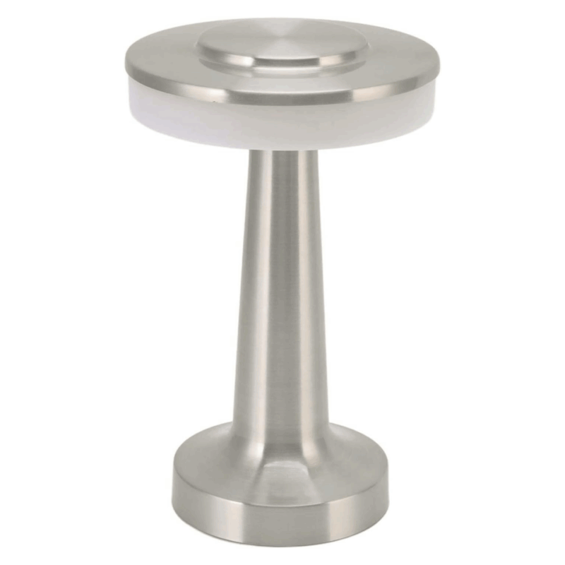 Candeeiro LED de Mesa Recarregável USB – Lâmpada Touch com 3 Intensidades de Luz, Mudança de Cor, Autonomia até 5h, Base Antiderrapante e Design Moderno