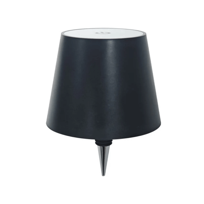 Candeeiro LED de Garrafa Recarregável – Lâmpada de Mesa Portátil com Sensor Touch, 3 Intensidades de Luz, Mudança de Cor, Autonomia até 13h, Compatível com Gargalos até 3 cm