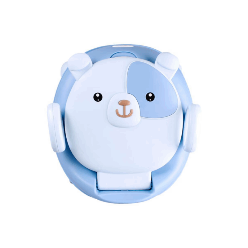 Cadeirinha de Bacio para Crianças – Design Adorável com Ursinho, Assento Acolchoado Ergonómico, Encosto Alto e Apoios de Braço, Taça Removível para Limpeza Fácil, Base Antiderrapante, Portátil e Leve