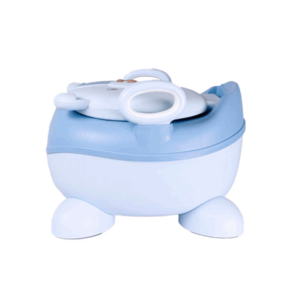 Cadeirinha de Bacio para Crianças – Design Adorável com Ursinho, Assento Acolchoado Ergonómico, Encosto Alto e Apoios de Braço, Taça Removível para Limpeza Fácil, Base Antiderrapante, Portátil e Leve