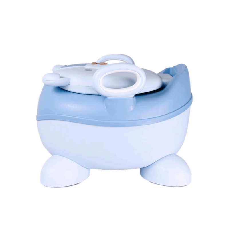 Cadeirinha de Bacio para Crianças – Design Adorável com Ursinho, Assento Acolchoado Ergonómico, Encosto Alto e Apoios de Braço, Taça Removível para Limpeza Fácil, Base Antiderrapante, Portátil e Leve