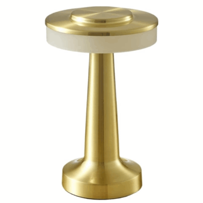 Candeeiro LED de Mesa Recarregável USB – Lâmpada Touch com 3 Intensidades de Luz, Mudança de Cor, Autonomia até 5h, Base Antiderrapante e Design Moderno