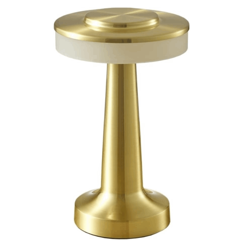 Candeeiro LED de Mesa Recarregável USB – Lâmpada Touch com 3 Intensidades de Luz, Mudança de Cor, Autonomia até 5h, Base Antiderrapante e Design Moderno