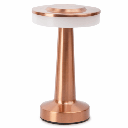 Candeeiro LED de Mesa Recarregável USB – Lâmpada Touch com 3 Intensidades de Luz, Mudança de Cor, Autonomia até 5h, Base Antiderrapante e Design Moderno