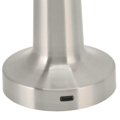 Candeeiro LED de Mesa Recarregável USB – Lâmpada Touch com 3 Intensidades de Luz, Mudança de Cor, Autonomia até 5h, Base Antiderrapante e Design Moderno